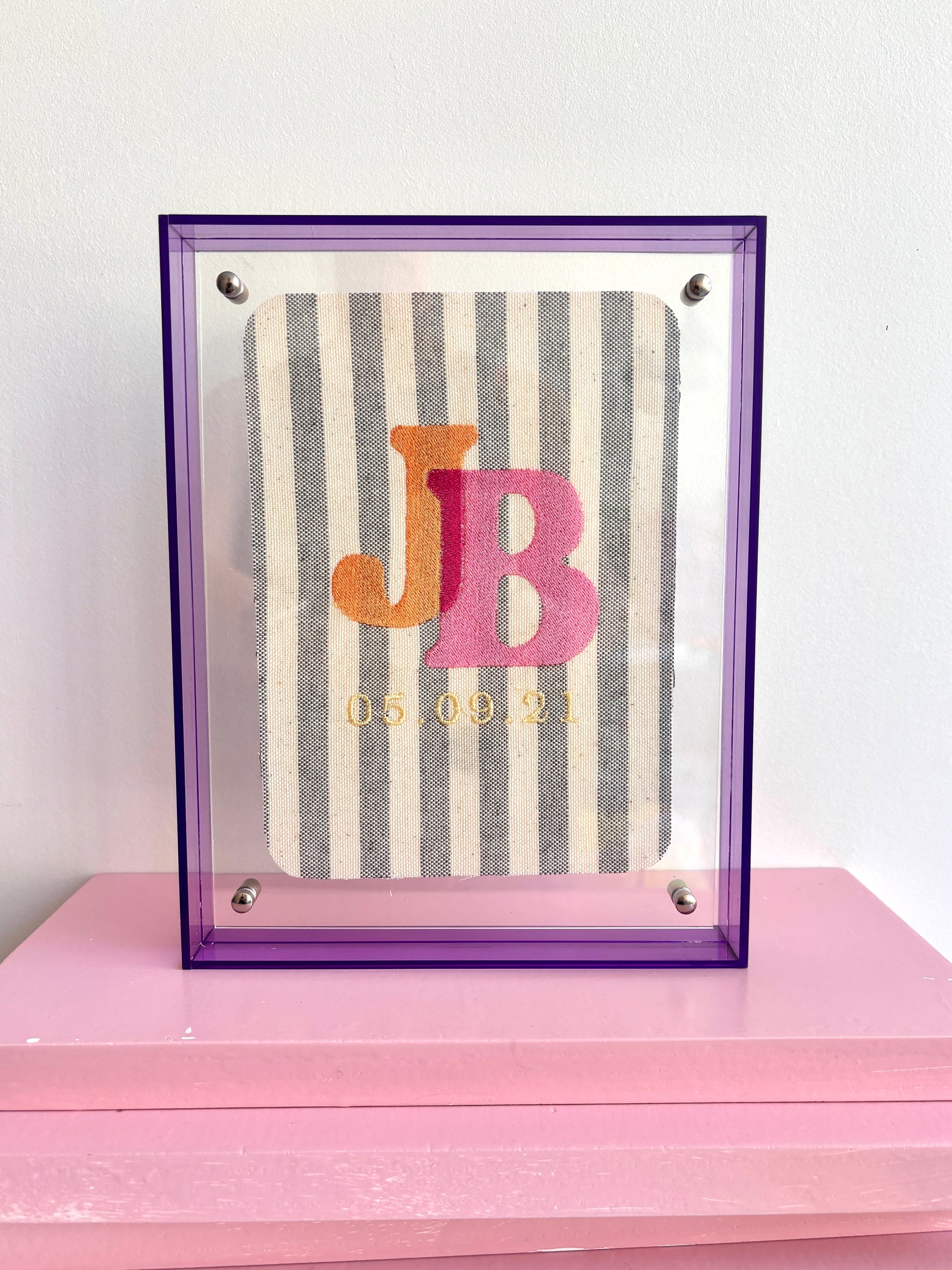 The Keepsake Initials - Poppy Pink