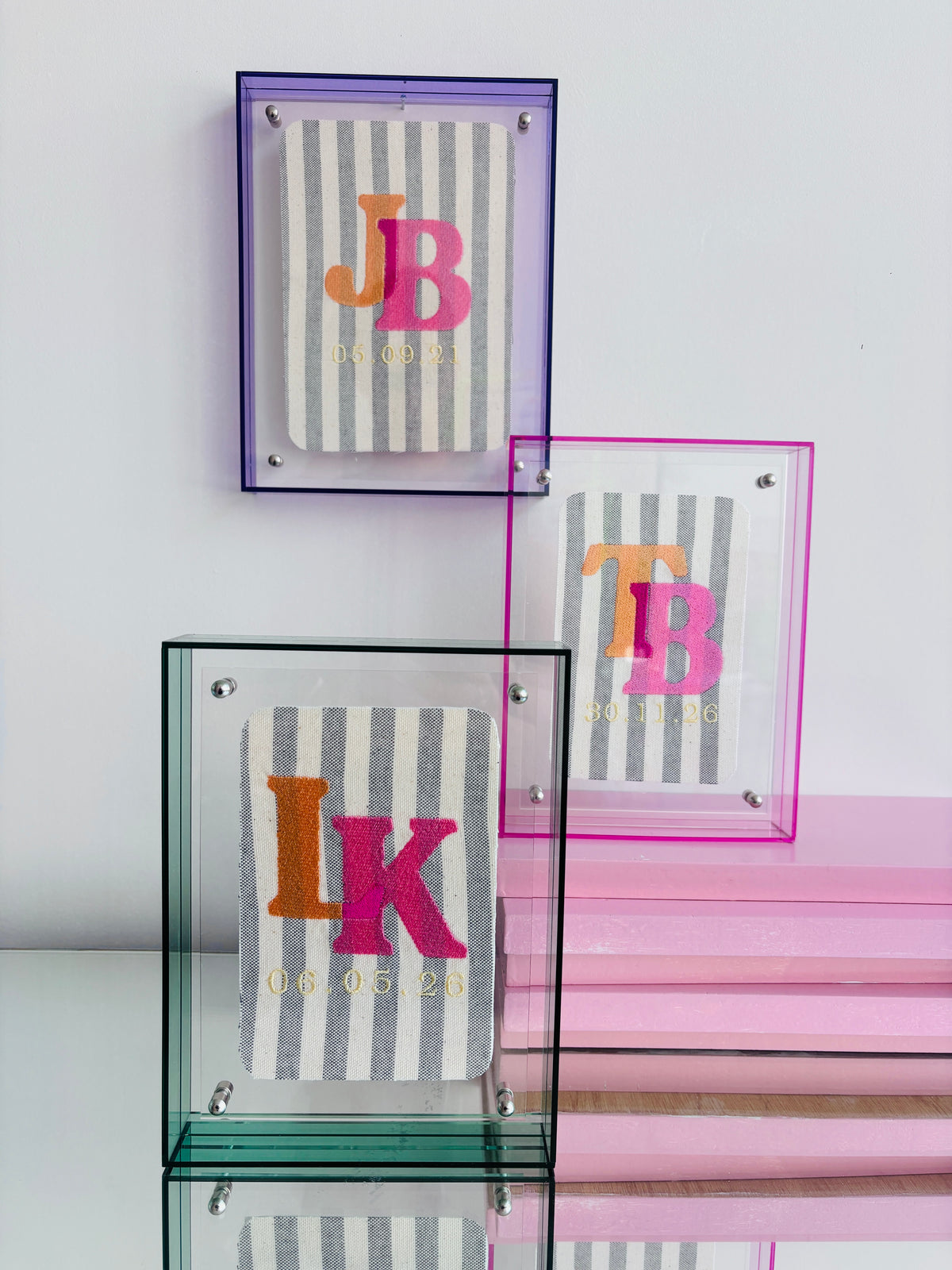 The Keepsake Initials - Poppy Pink