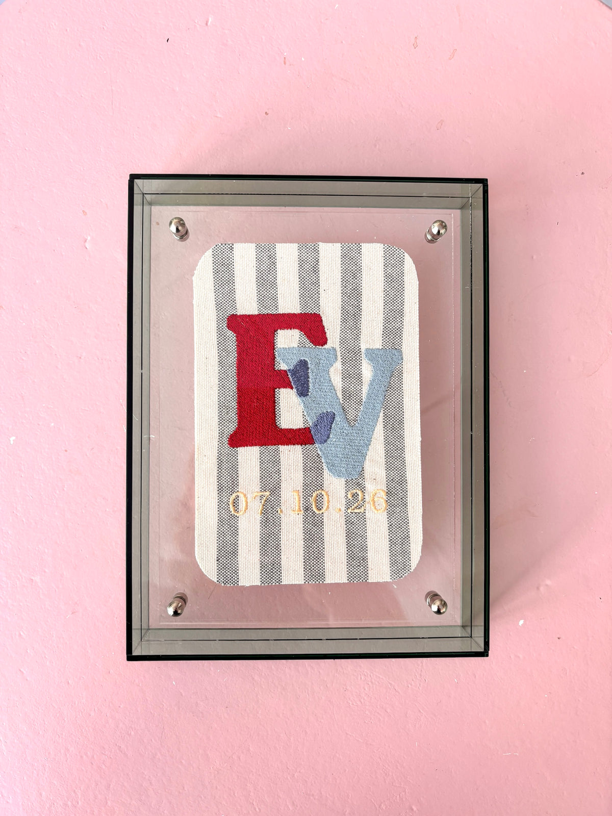 The Keepsake Initials - Rouge & Blue