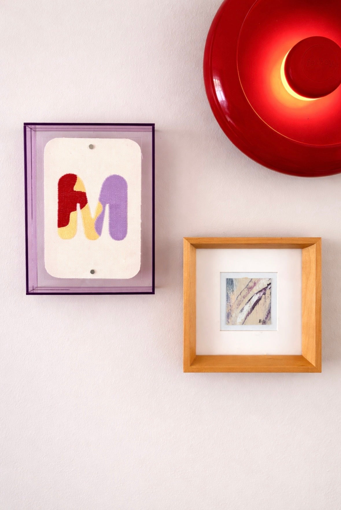 Classic Embroidered Initials - Amber