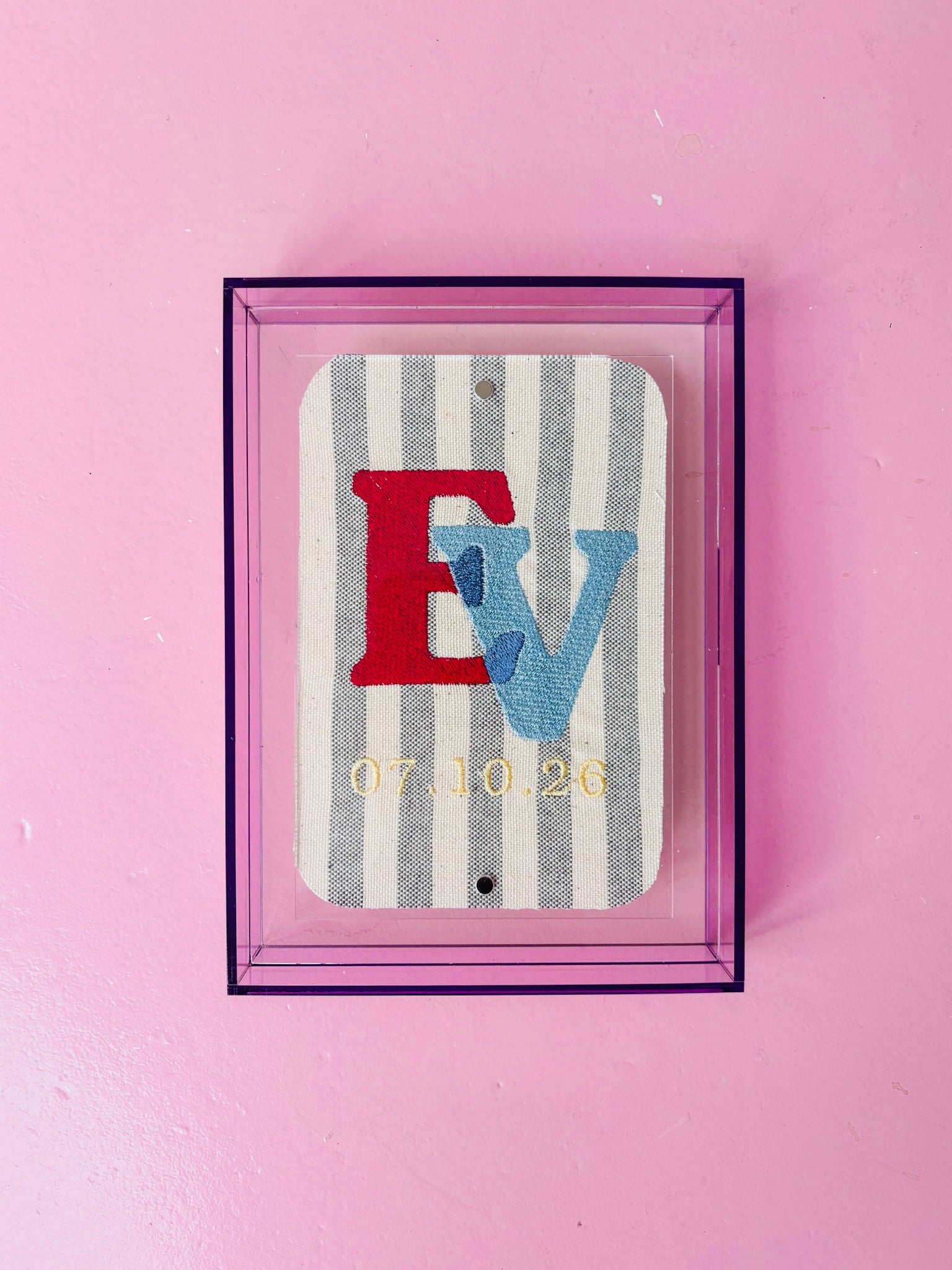 The Keepsake Initials - Rouge & Blue