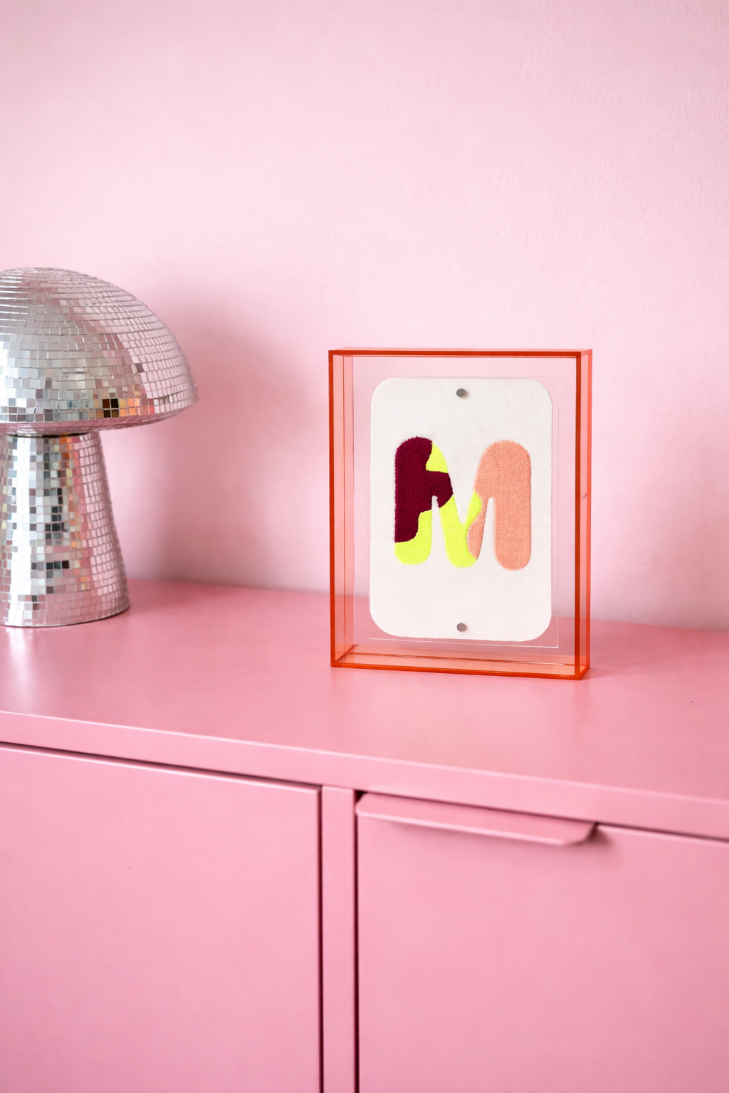 Classic Embroidered Initials - Amber