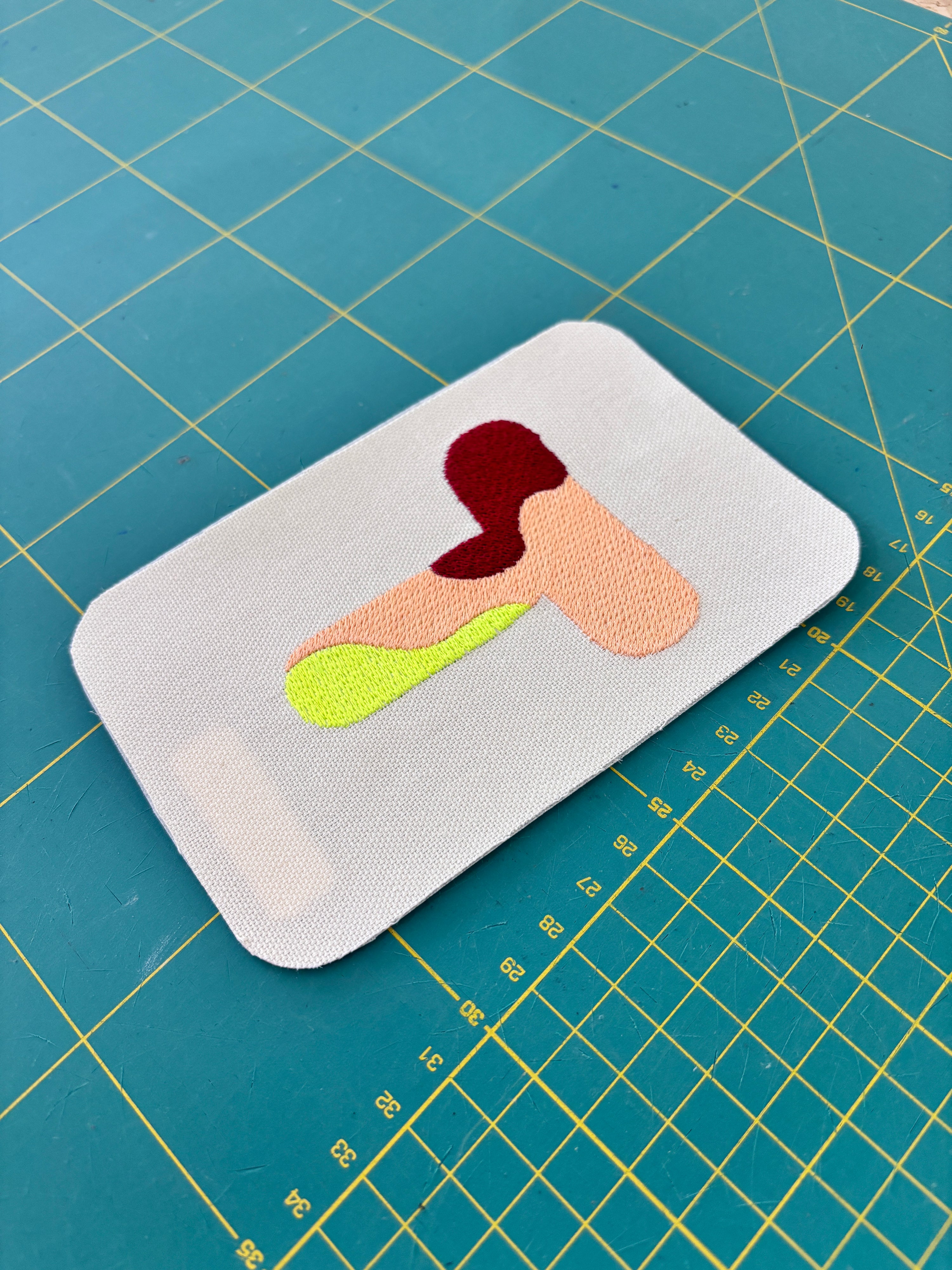 Classic Embroidered Initials - Amber