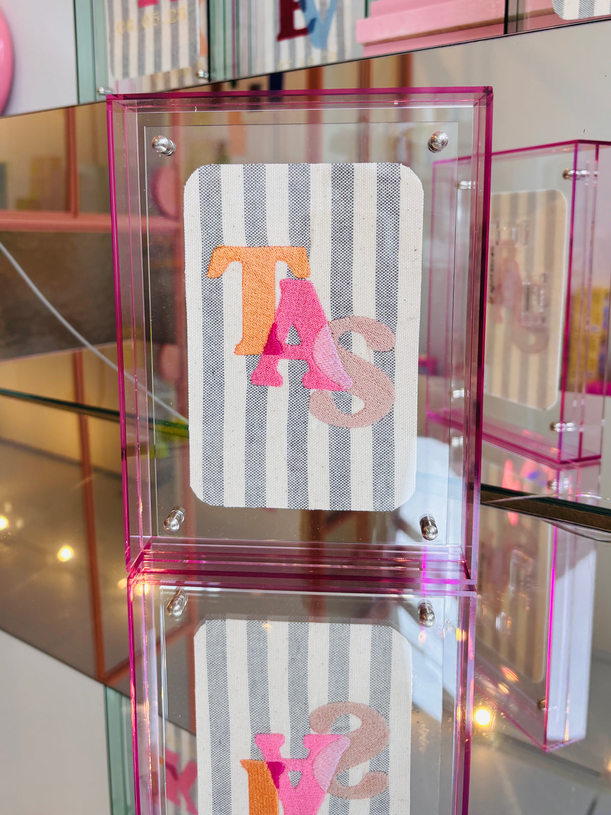 The Keepsake Initials - Poppy Pink