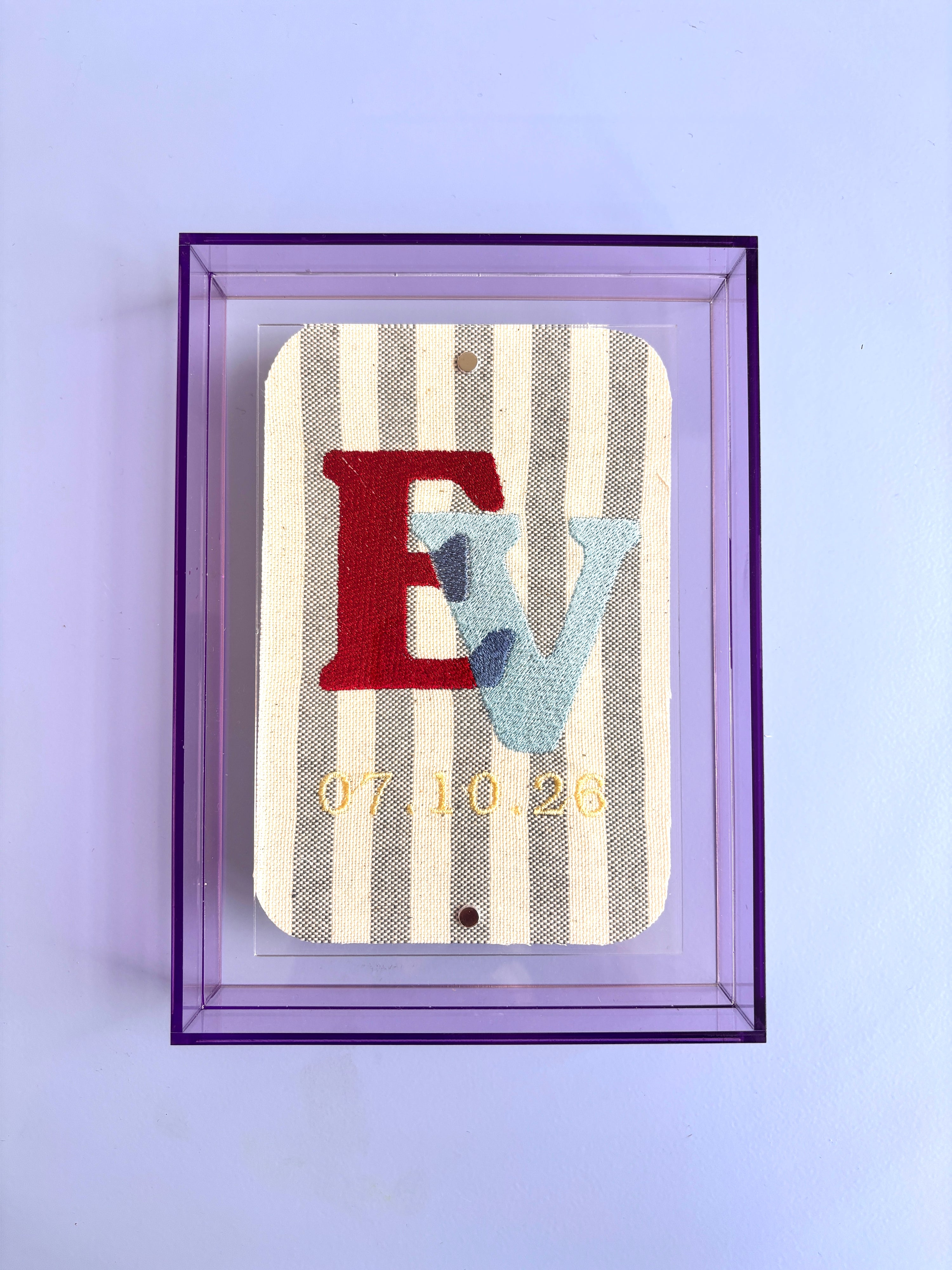 The Keepsake Initials - Rouge & Blue