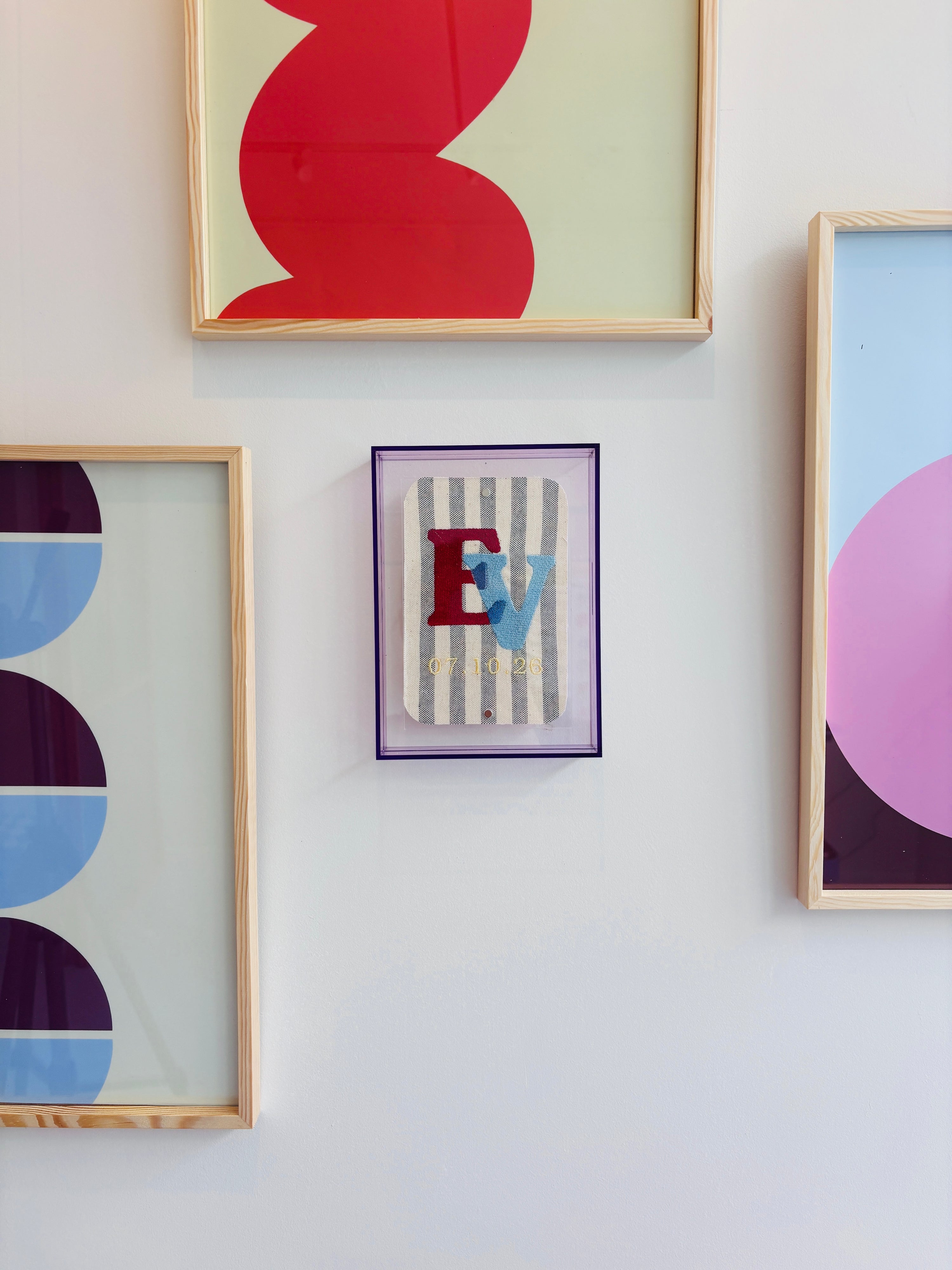The Keepsake Initials - Rouge & Blue