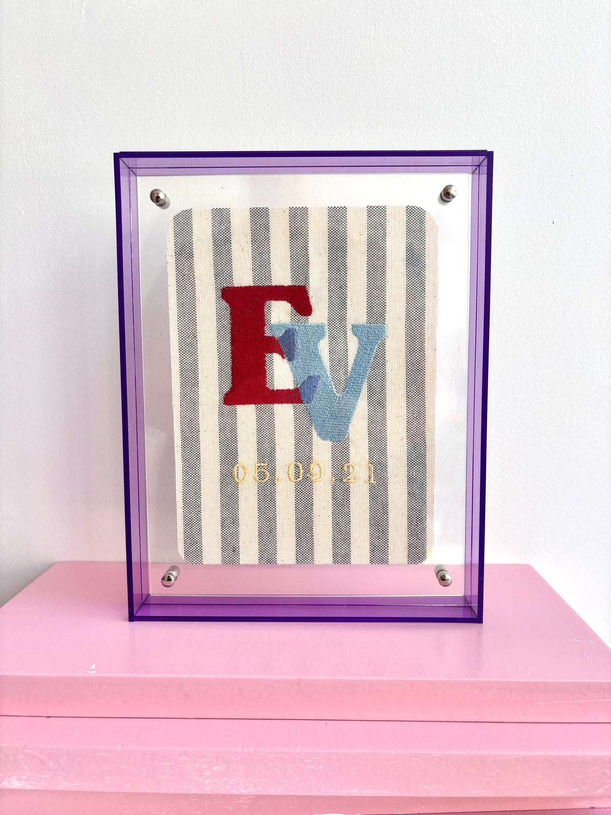 The Keepsake Initials - Rouge & Blue