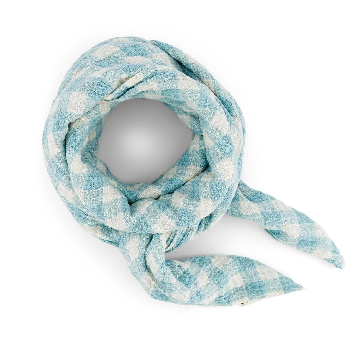 Hydrofiele wikkeldoek - Vichy Blauw