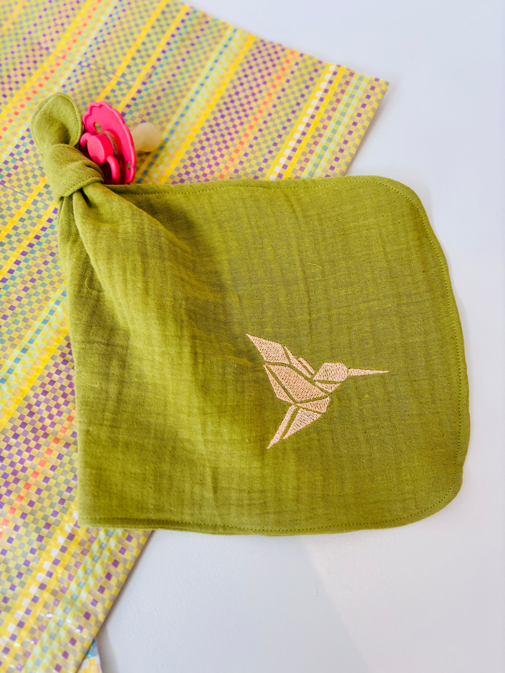 Speendoekje Warm groen