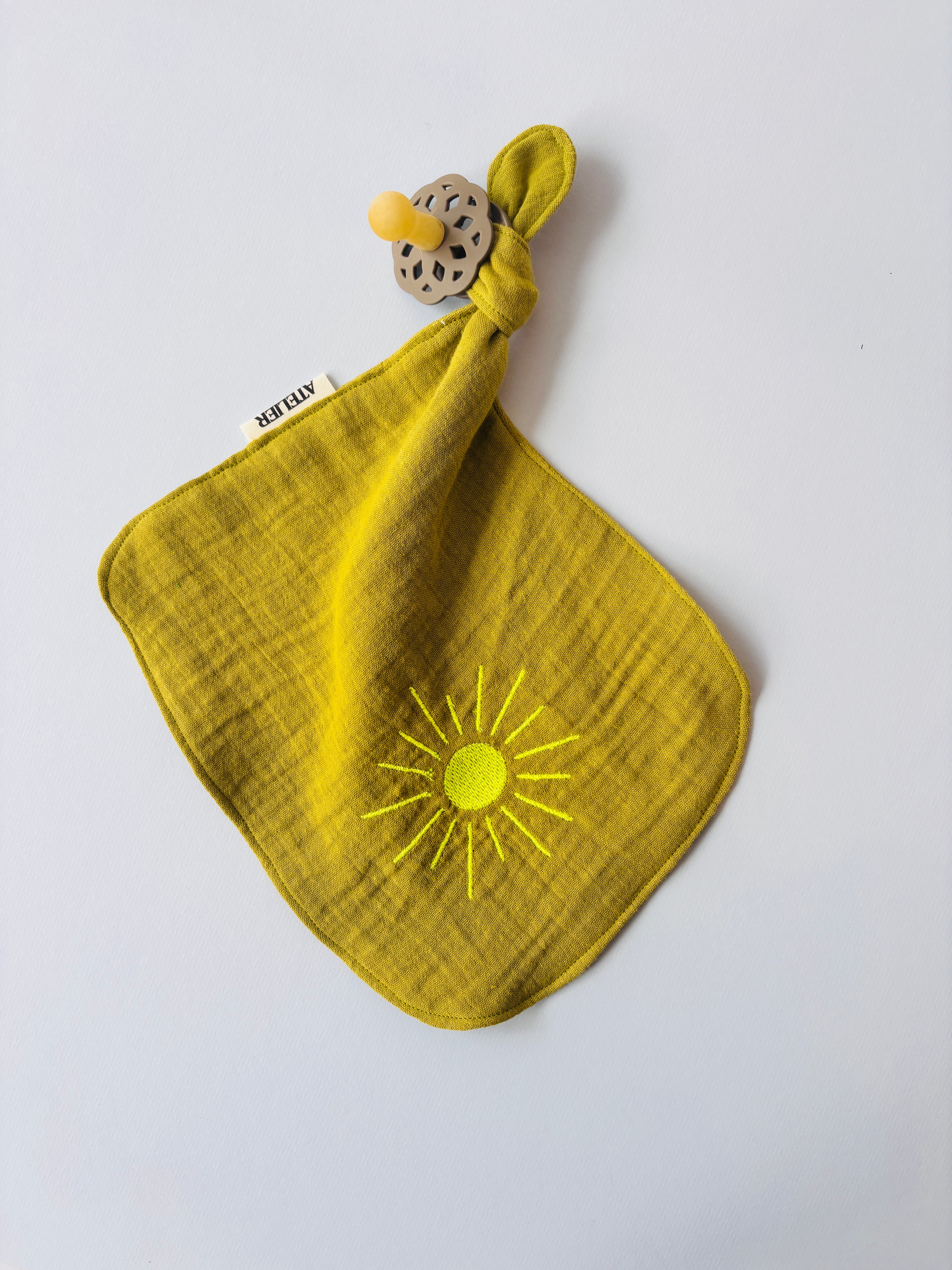 Speendoekje Warm groen - Zonnetje