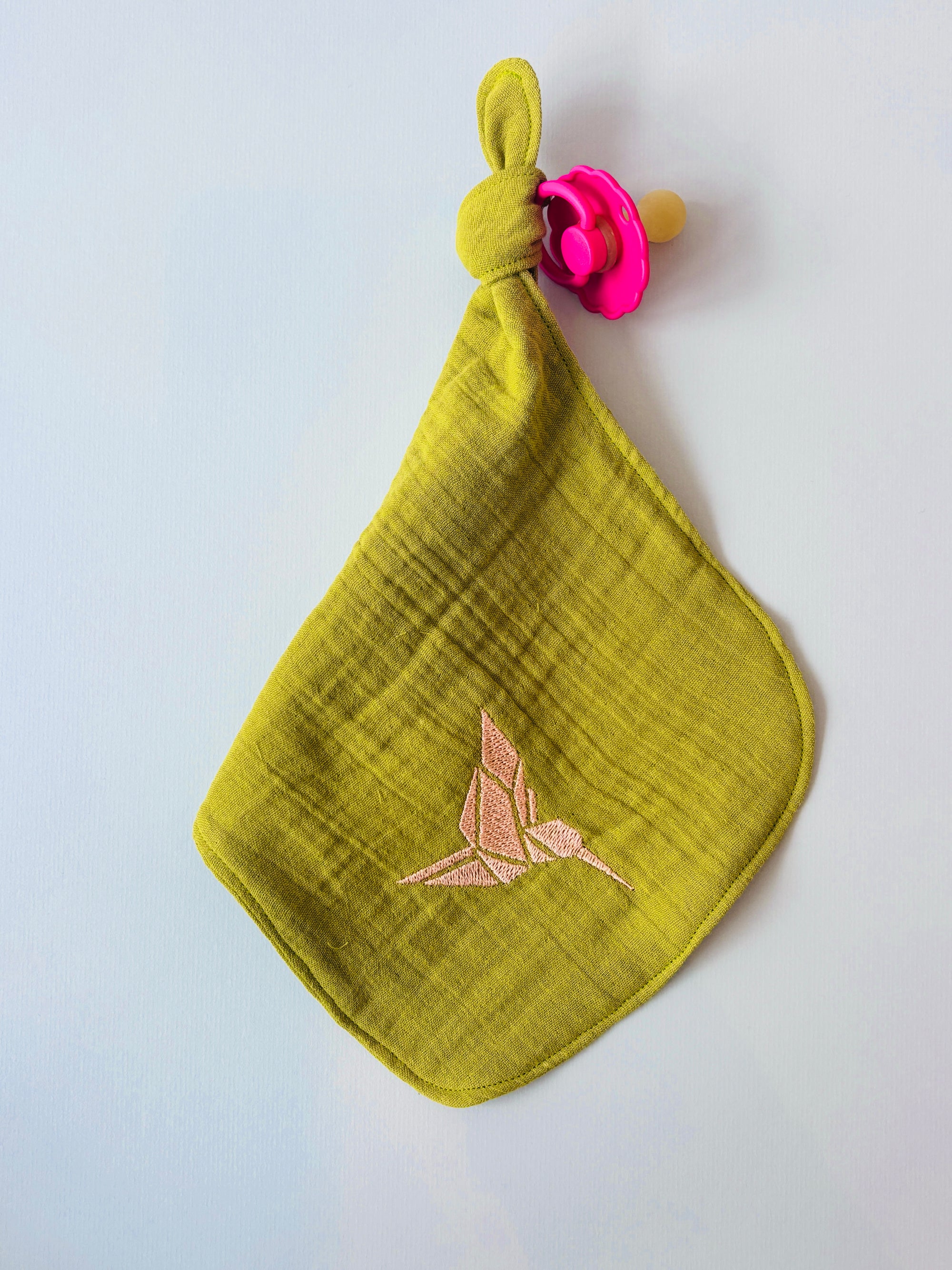 Speendoekje Warm groen - Kolibrie