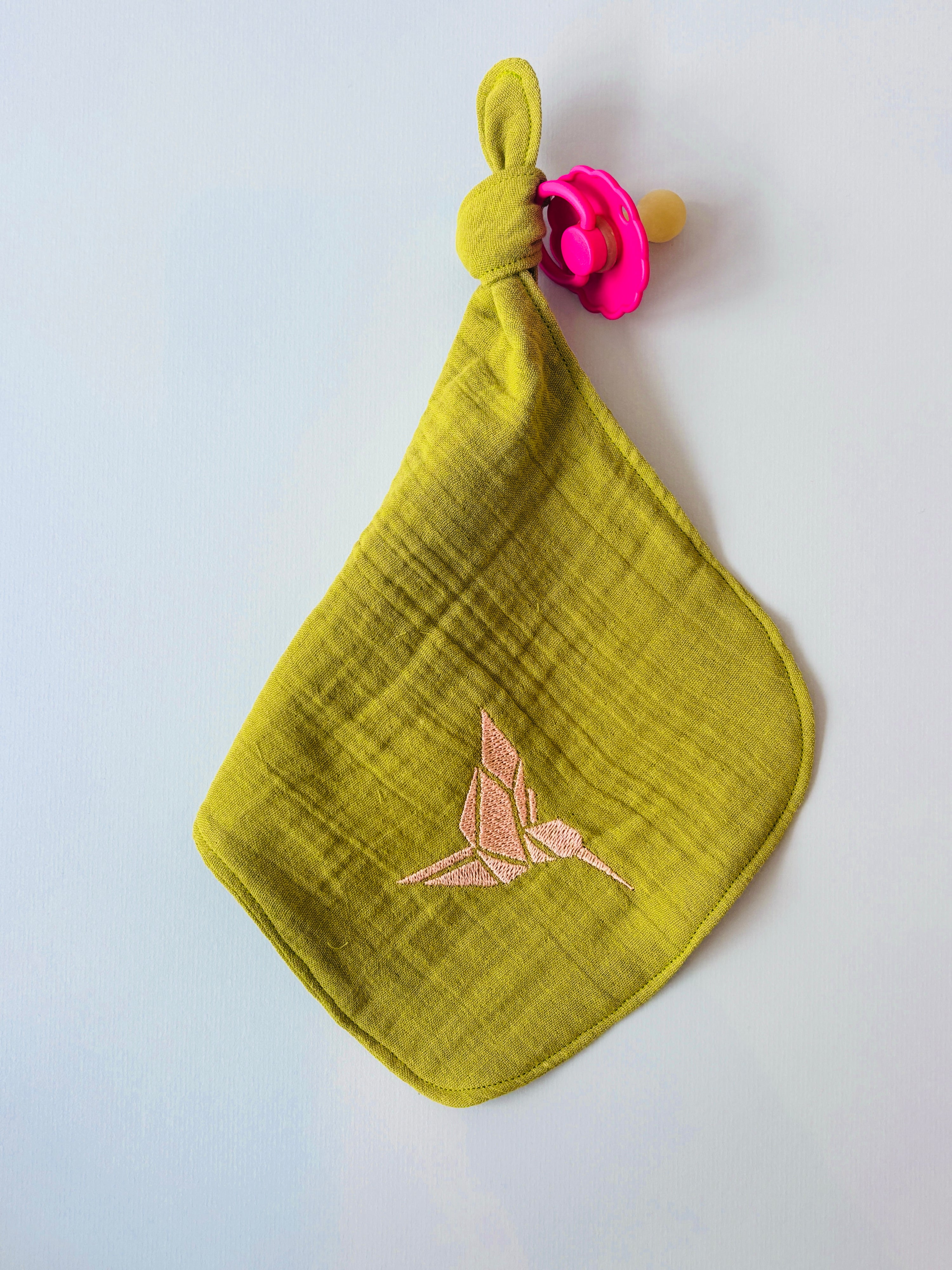 Speendoekje Warm groen - Kolibrie