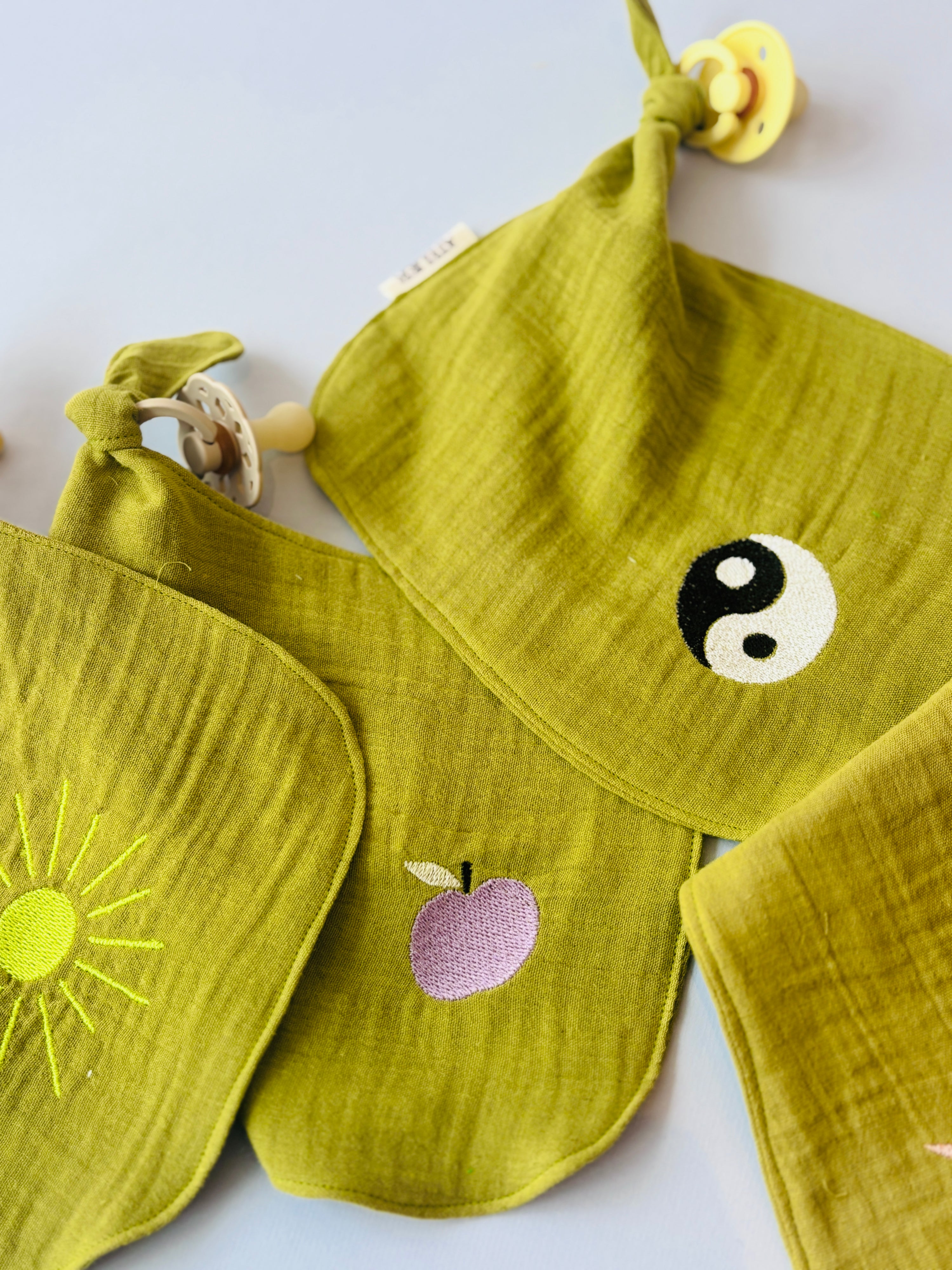 Speendoekje Warm groen - Zonnetje