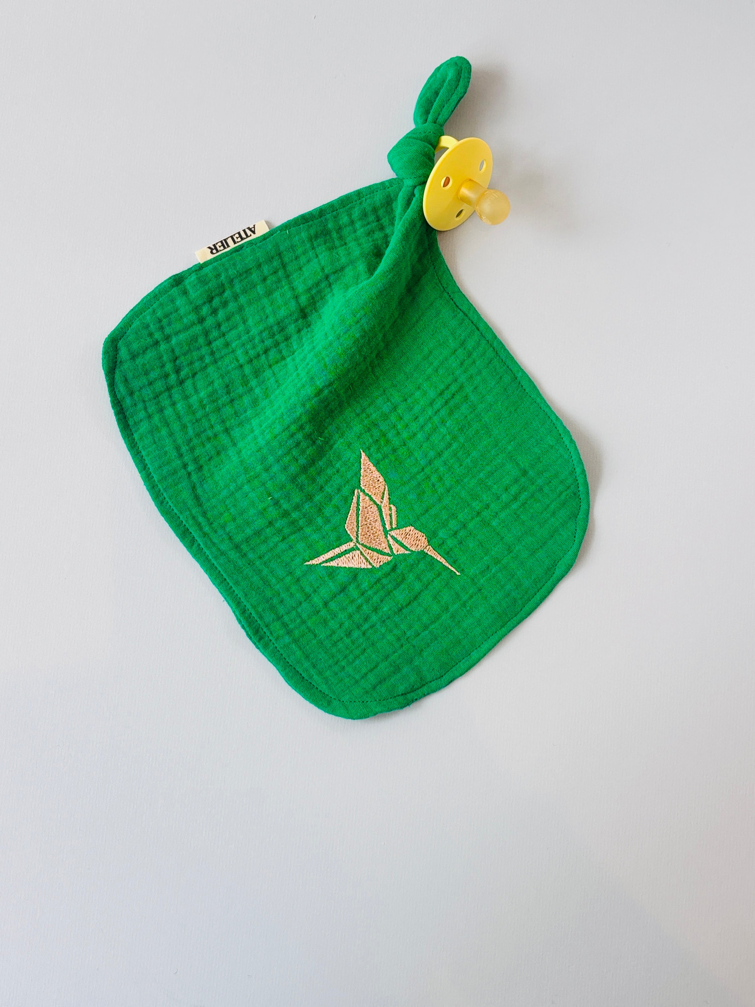 Speendoekje Groen  - Kolibrie