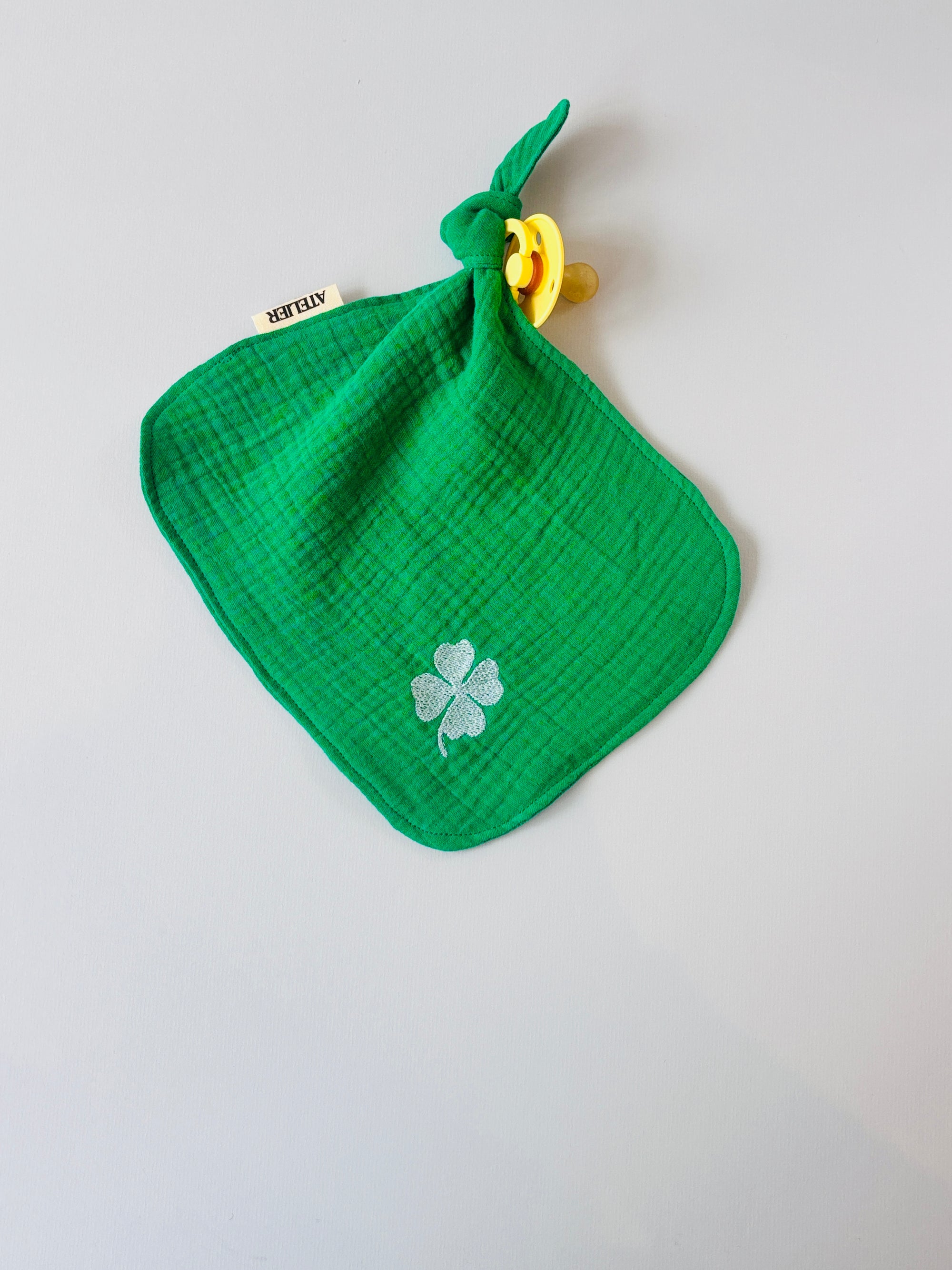 Speendoekje Groen  - Klavertje