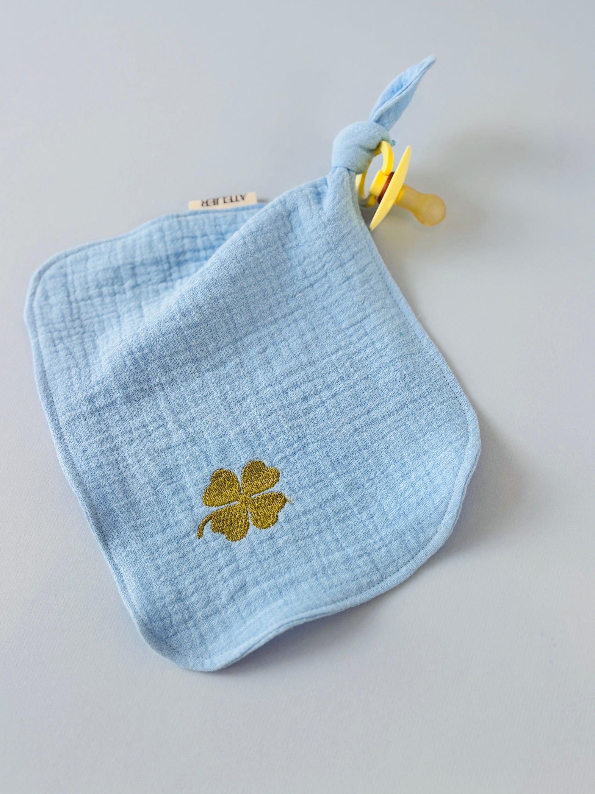 Speendoekje IJsblauw - Klavertje